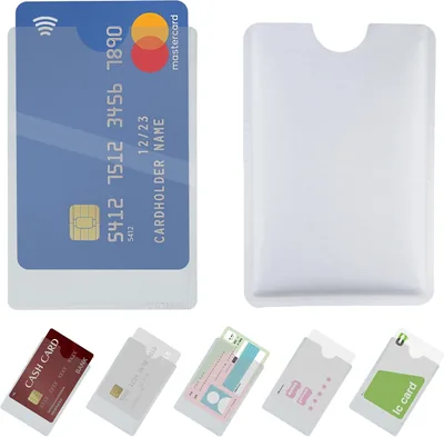 ベニイ 偽造防止カードケース 10点セット 透明 アルミニウム製でクレジットカード、ICカード、マイナンバーカードに