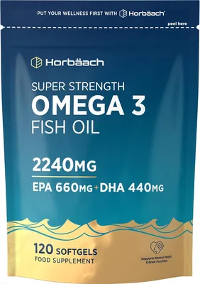Omega 3 Fish Oil 2240mg (120 Softgels)