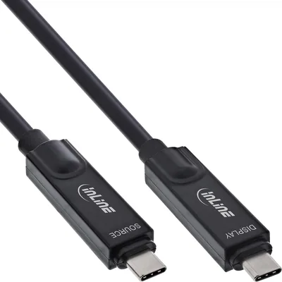 InLine USB 3.2 Gen2 AOC Cable - 8K@60Hz, USB-C to C