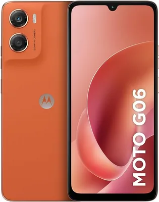 Motorola Moto g06 128GB com Tela 6.9', 12GB (4GB RAM + 8GB Ram Boost) e Câmera 50MP AI, Bateria de 5200 mAh - Laranja - Melhor Oferta
