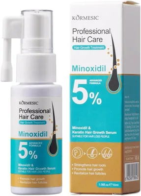 Kormesic Hair Growth Serum, 5% Minoxidil + Keratin, 30ml - Best Deal