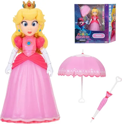 Super Mario Galaxy Movie Princess Peach Action Figure