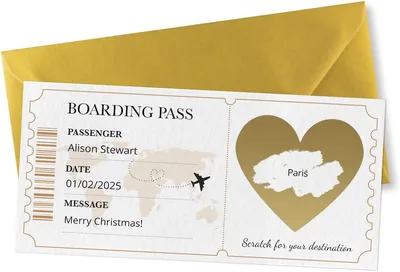 Personalised Holiday Scratch Card - Going to Gift