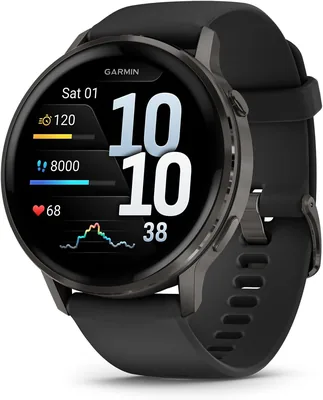 Garmin Venu 4, 45mm, Smartwatch Premium con GPS, Pantalla AMOLED Táctil, Acero Inoxidable, Linterna LED, Salud Avanzada - Mejor Oferta