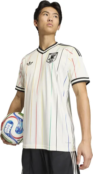 Adidas KLG77 Men's Soccer Short Sleeve T-shirt Uniform Japan National Football Team 2026 Away Replica Jersey
