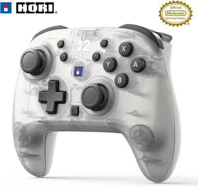 任天堂ライセンス商品 ワイヤレスホリパッド TURBO for Nintendo Switch 2 コントローラー フロストホワイト【Switch2・Switch両対応】連射/連射ホールド機能搭載 27% Off