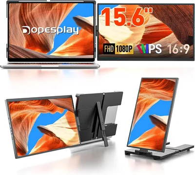 15.6" FHD IPS Portable Laptop Screen Extender