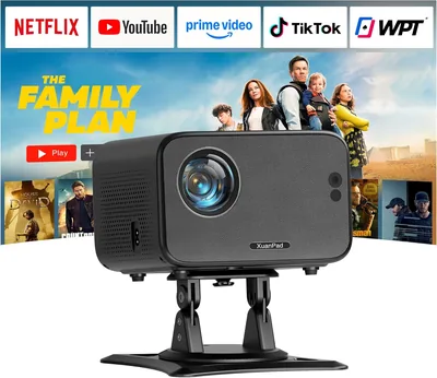 XuanPad Mini Projector 20% Off - Black Smart Projector