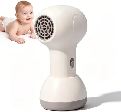 Cordless Baby Hair Dryer - 2 Speed Low Noise
