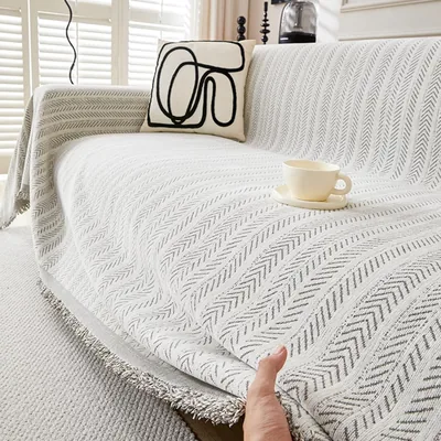 Chenille Sofa Cover - Cat & Scratch Proof, Universal Fit
