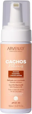 Arvensis - Mousse Modeladora Cachos Naturais 150ml | Fixação Flexível e Hidratação | 23% Off