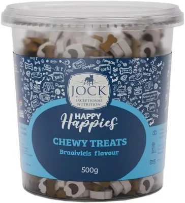 JOCK Happy Happies Braaivleis Flavour Chewy Dog Treats 500g Best Deal