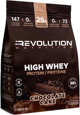 Revolution Nutrition High Whey Protein Powder 6LB Best Deal