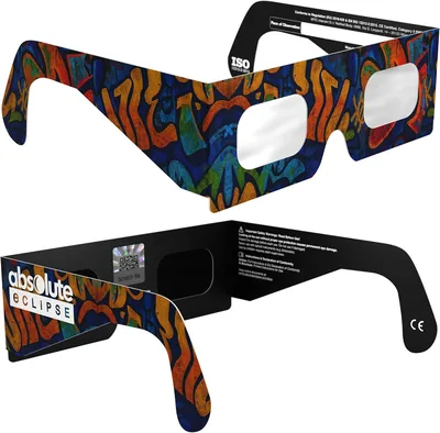 Lunettes de soleil pour éclipse Absolute Eclipse 2026 - Certifiées CE ISO 12312-2 - Design urbain - 2 x Paire