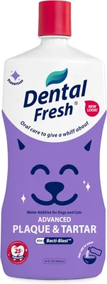Dental Fresh Plaque & Tartar Water Additive for Dogs, 32oz - Best Deal