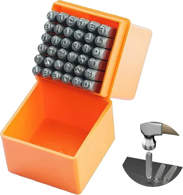 36 Pcs Metal Alphabet Stamping Kit - Best Deal