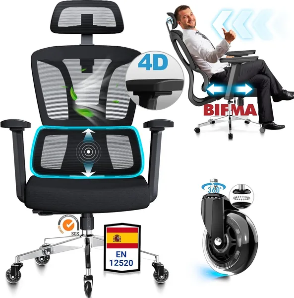 MELOKEA Ergonomic Office Chair