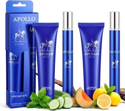 Zestaw prezentowy męskie perfumy Perfume Men, 2x 35ml + 2x 35ml żel pod prysznic, trwały zapach Eau de Toilett - Najlepsza cena