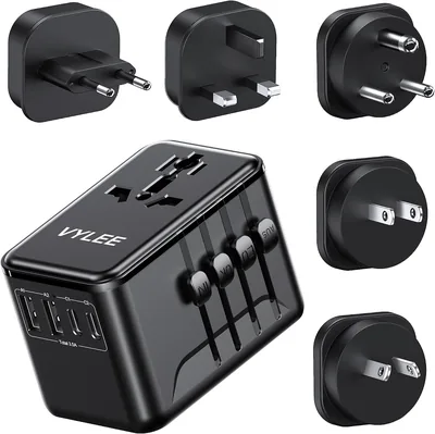 VYLEE Universal Travel Adapter - 2 USB Ports