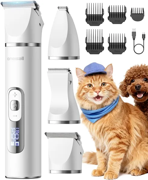 oneisall 3 in 1 Cat Grooming Kit