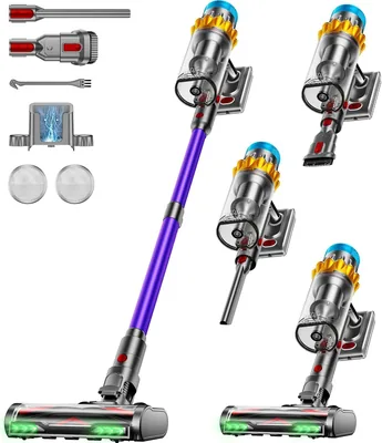 Cordless Vacuum Cleaner 650W Motor 70Mins 55KPA LED Screen