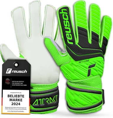 Reusch Kinder Torwarthandschuhe, Robustes Griffgefühl und sicherer Sitz | Für Training und Spiel, für Kunstrasen und Naturrasen