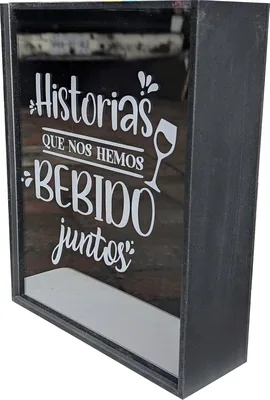 Caja de Madera Ramírez para Guardar Corchos - Alcancía Decorativa para Pared - Mejor Oferta
