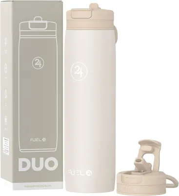 Fuel24 Duo Stainless Steel Water Bottle 700ml/1L - Best Deal