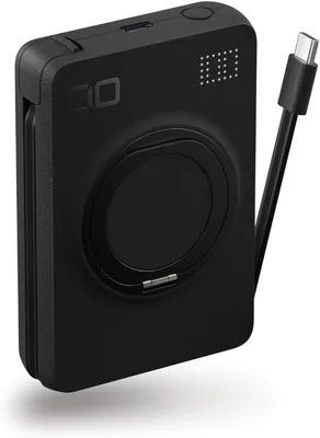 CIO モバイルバッテリー Qi2.2 ワイヤレス充電 内蔵ケーブル 10,000mAh 35W出力 3デバイス同時充電 iPhone 17、Pix 向け Best Deal