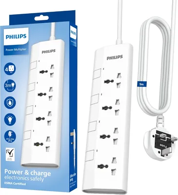Philips 4-Way Power Extension Cord, 12% Off