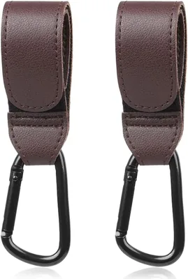 Universal Pram Hook 2 Pack - Adjustable Bag Holder