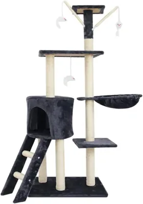 Premium Paws Cat Tree - Multi-Level Scratching Post & Play Tower (138 cm) | Best Deal