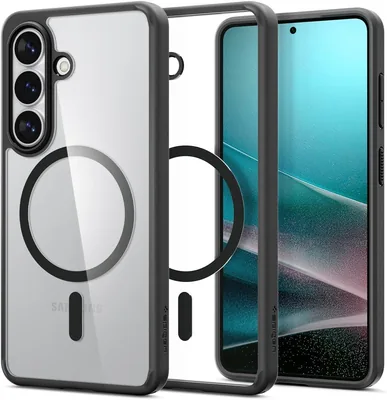 Spigen ACS10970 ギャラクシーS26用ケース マグネティック対応 米軍MIL標準 ストラップホール ショックプルーフ ウルトラハイブリッドマグ