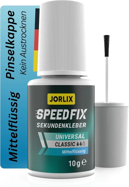 Speedfix Classic with Brush, 10 g Medium Liquid Premium Superglue