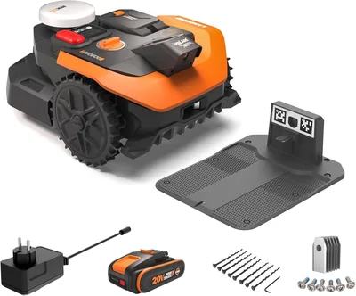 WORX Landroid Vision Cloud WR305E Robotmärka 500m2, Automatisk kartning, RTK Modul, Intelligent obstakledetekktion, Flexi - Best Deal
