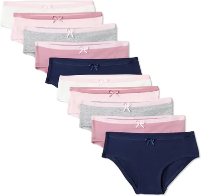 Essentials Girls' Cotton Jersey Bikini Underwear Best Deal