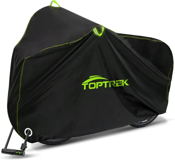 Toptrek Fietsdek, 210D Oxford Stof, Buiten, Hoogwaardig Fietsdek met Slotgaten, Bescherming tegen de Zon