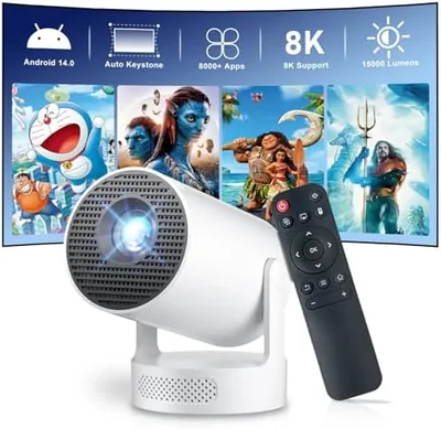 Android 14 Mini Portable Projector Best Deal