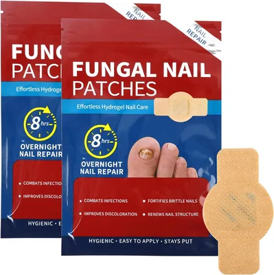 Pakket van 42 Schimmelnagelschesen - 2 Pakketten Correctie-patches voor Teennagels, Plakkers voor Schimmelnagelbehandeling