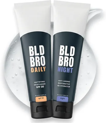 BLD BRO SPF 30 + Night Duo - 24hr Skincare Set (60ml x 2)