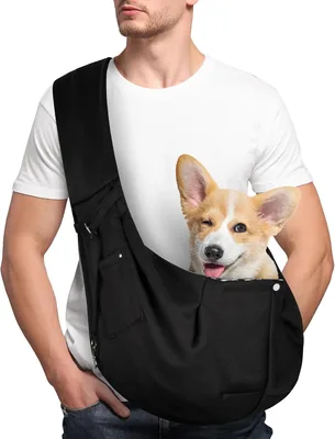 Sac pour chien Adiwo, Porte-bébé pour petits et moyens chiens et chats, Reversible, Sans main, Doux et Confortable - 20% de réduction