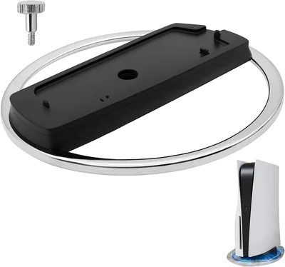 Support vertical Ailah compatible PS5/PS5 Slim/PS5 Pro, base stable avec patins antidérapants, non-glissant, circulation de l'air préservée, Best Deal
