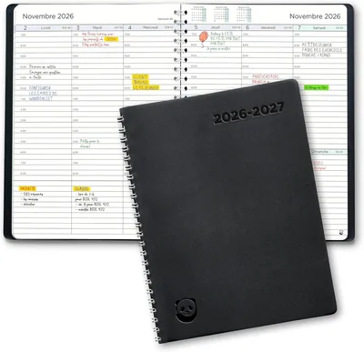 Diary SmartPanda 2026-2027 - Simplicité pour une Productivité Optimale - Couverture Souple, Intervalles de 30 Minutes - Juillet 2026 - AU Best Deal