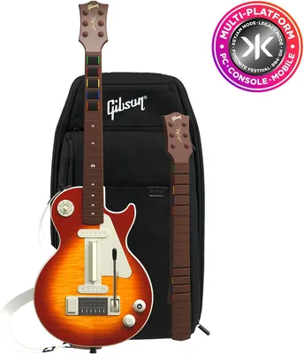 CRKD Gibson Les Paul Cherry Sunburst Pro Edition Guitar Controller Bundle