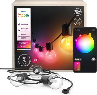 Philips Hue Starter Kit - 3 Bulb Smart Lighting System