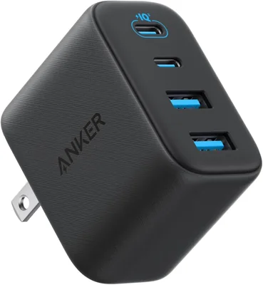 アンカー Zolo 充電器 (50W、4ポート)、ブラック、PD 対応、PSE 技術基準適合、折りたたみプラグ、iPhone 互換