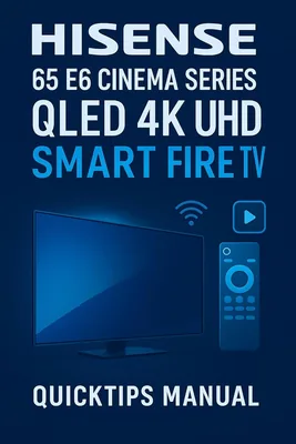 Hisense 65" E6 Cinema Series QLED 4K UHD Smart Fire TV User Guide - Best Deal
