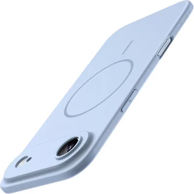 حالة JETech المغناطيسية النحيفة للآيفون أير، متوافقة مع MagSafe، غطاء هاتف بسيط بخامة ملساء داكنة اللون