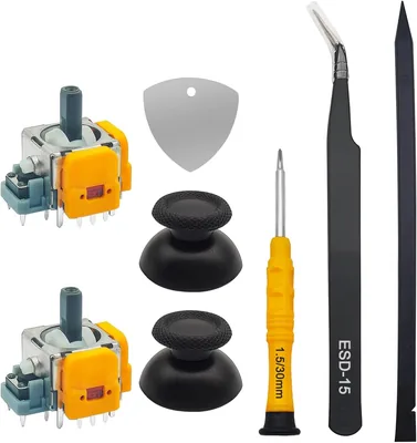 Hall Effect Joystick Repair Kit for PS5 Controller - 2 Joysticks, Anti-Drift - Best Deal
