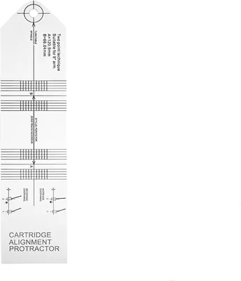 Turntable Cartridge Alignment Protractor - Best Deal